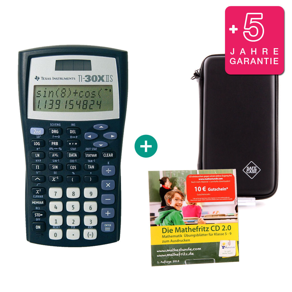 Casio FX CG 50 Taschenrechner Grafikrechner Schutztasche Lern-CD Garantie