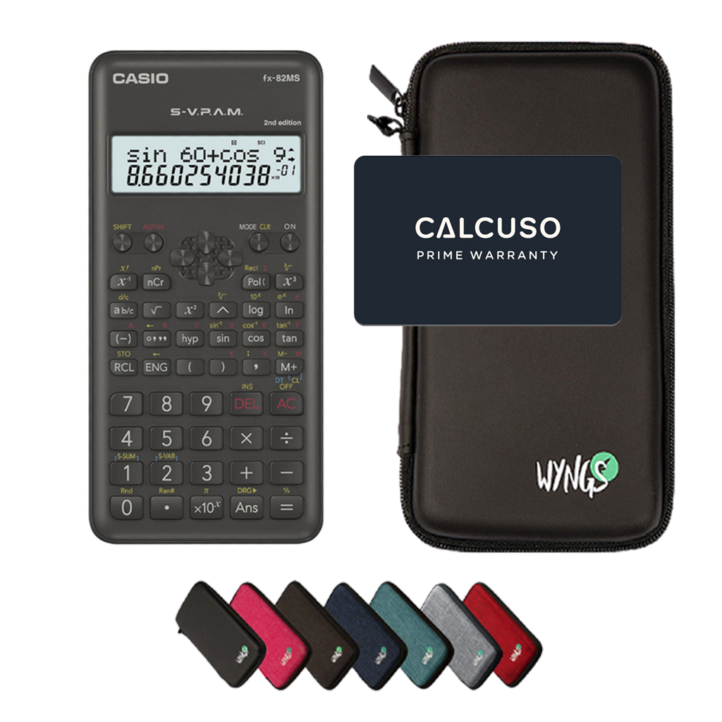 CALCUSO Sparpaket mit Taschenrechner Casio fx 82 MS 2nd edition